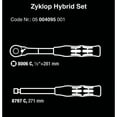thumbnail image 4 of Wera 004095 Zyklop Hybrid Set - 1/2" Drive Ratchet with Extension, 4 of 4