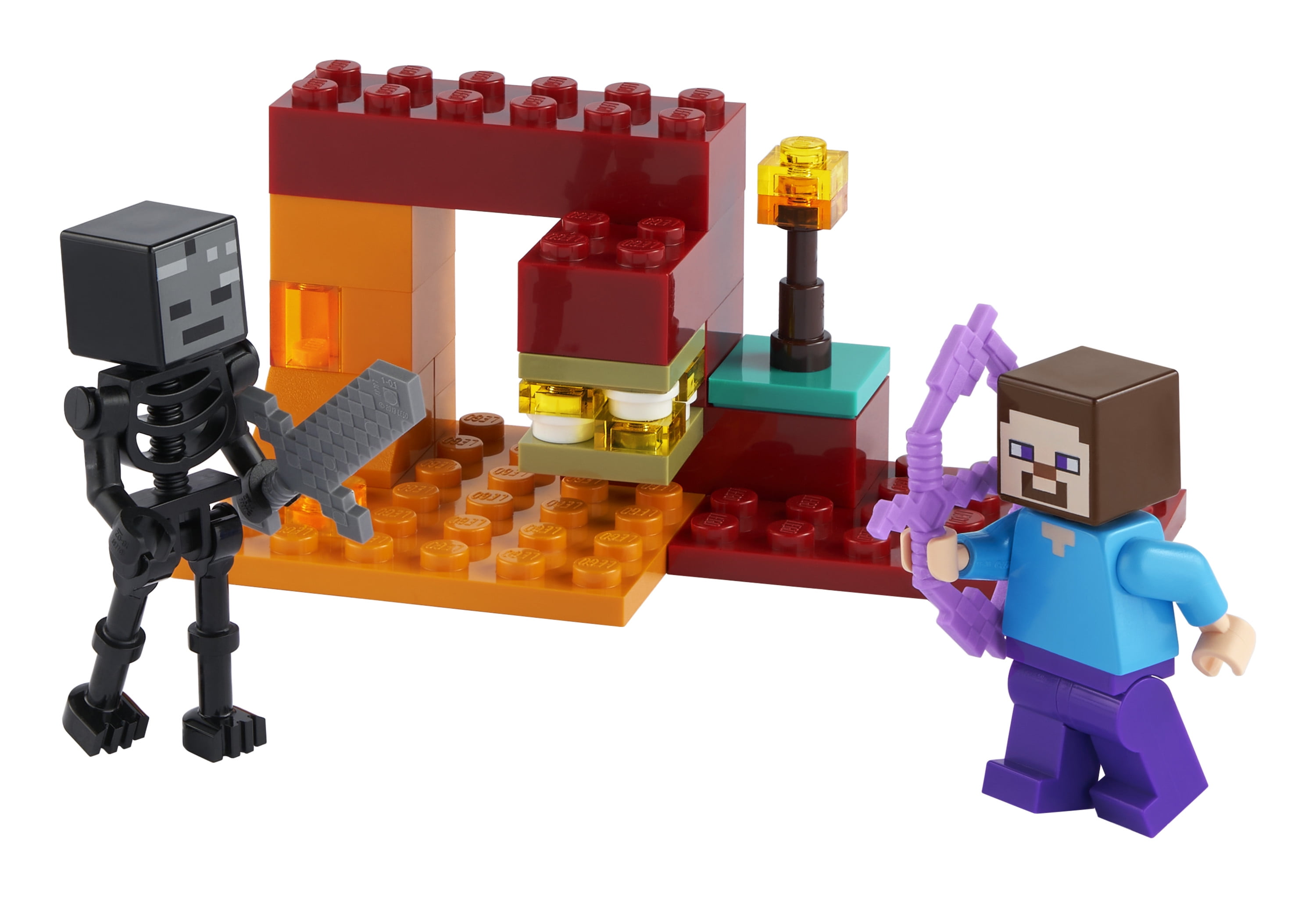 Lego Minecraft The Nether Duel Walmart Com