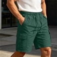 thumbnail image 6 of Zeliretfy Mens Shorts Cargo Shorts Classic Loose Casual Wear With Pockets And Denim Shorts Hip Hop Cropped Jeans Work Shorts with Cargo Pockets Authentics Classic Relaxed Fit Five Pocket Cargo Short, 6 of 8