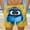 Yellow, variant on Daiosportswear Men's Summer Animal/Cartoon Print Board Shorts, Lightweight Quick-Dry Swimwear with Adjustable Drawstring Yellow-A XL(XL)