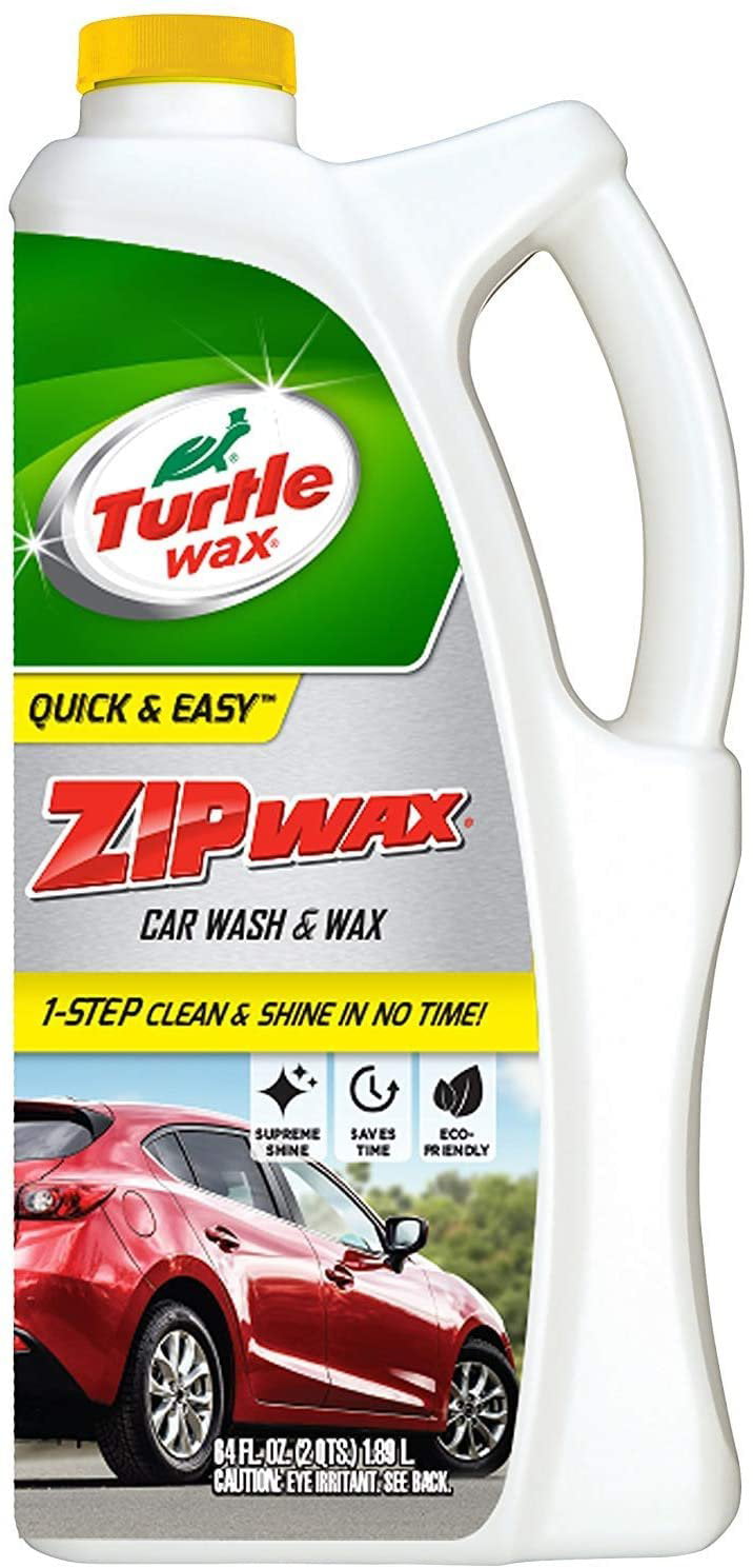 913190-7 Turtle Wax Car Wash and Wax: Bottle, Blue, Wet, 64 oz. Container  Size