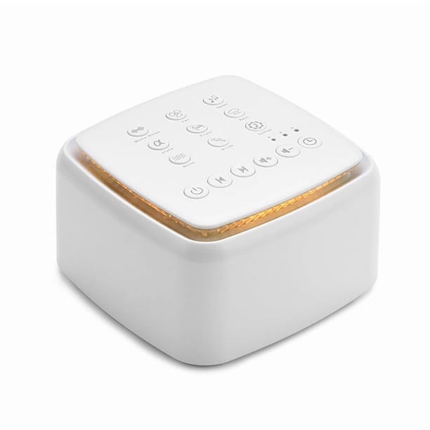 Máquina de Ruido para Bebés y Adultos. 30 Sonidos Relajantes. Luz . Máquina de Sonido Portátil para Dormir y un Mejor Descanso.