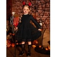 thumbnail image 6 of Arshiner Toddler Tutu Dress Girls Puff Long Sleeve Fall Winter Formal Party Tulle Dresses, 6 of 6