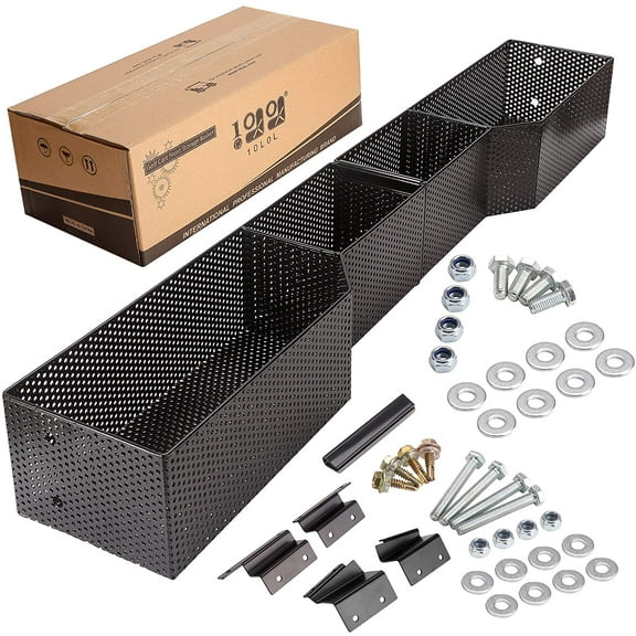 munirater Golf Cart Front Inner Storage Basket and Rack Replacement for Club Car Precedent & DS 2000 - Up