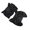 Polka Dot Cuff(One Pair-Black), variant on Detachable Polka Dot Ruffled Fake Sleeves Cuffs for Women