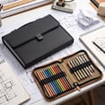 thumbnail image 4 of Fmbmuo 13 Pocket Expanding File Folder with Handle, Snap Closure Portable Accordion Organizer, A4 Letter Document Storage Tote for Office, 4 of 4