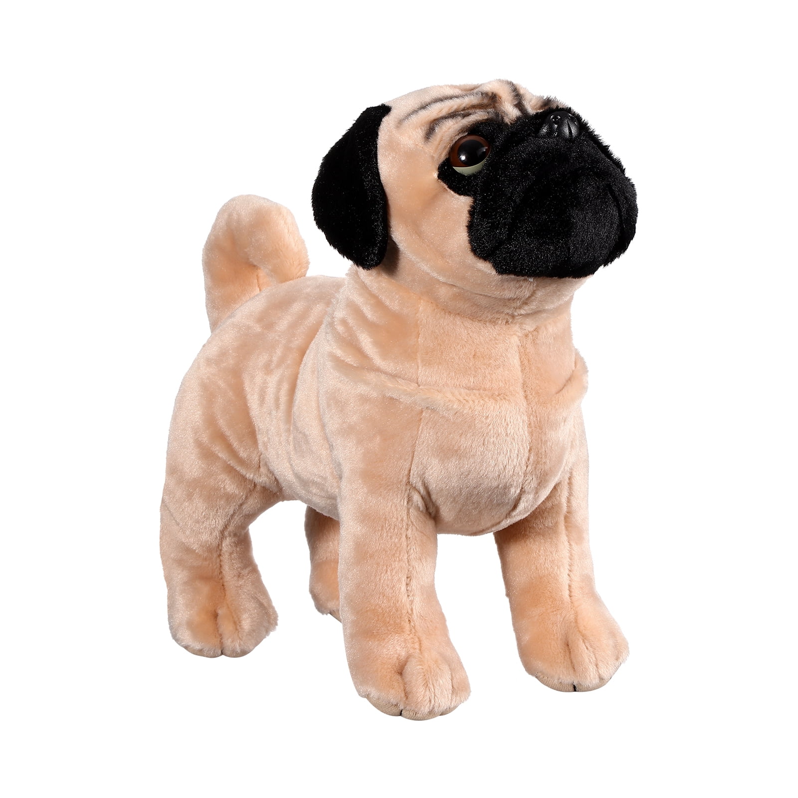 OUNONA 1pc Pug Stuffed Animal Plush Dog Lifelike Stuffed Animal Pug Dog  Comfortable Plush Dog Kids Gift 