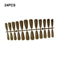 thumbnail image 3 of Polvo brillante para uñas postizas Soidarity 24 piezas cobertura completa estilo ataúd, 3 of 6