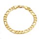 thumbnail image 1 of Pulseras de eslabones cubanos de oro amarillo para hombres, 7 mm, evitan la decoloración, joyas para hombres para novio, padre y amigos, 8,3 pulgadas, 1 of 10