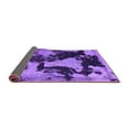 thumbnail image 2 of Ahgly Company Indoor Square Abstract Purple Modern Area Rugs, 8' Square, 2 of 4