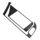 thumbnail image 4 of Carbon Fiber Car Interior GPS Navigator Panel Frame Cover Trim for Audi B8 A4 A5 S4 S5, 4 of 5