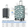 thumbnail image 6 of Daiia Funny Chicken Luggage Cover, Thickened Washable Travel Luggage Covers, Elastic Unique Baggage Covers for 18-20 inch Luggage-X-Large, 6 of 9