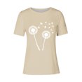 thumbnail image 4 of Kaemgyyd T-Shirt Grande Taille pour Femmes, Mignon, à Imprimé Graphique, Col Rond, Doux, Léger, Manches Courtes, 4 of 4
