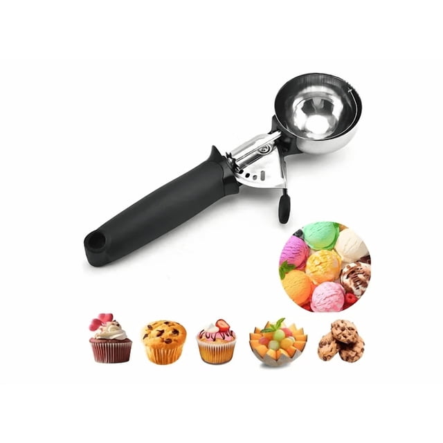 Cuchara Scoop Para Helados Fruta Profesional Acero Xtellar plateado
