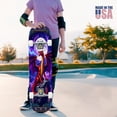 thumbnail image 4 of 31"x8" Majestic Red Dragon Purple Fire Full Moon Complete Skateboards for Beginners, Double Kick 7 Ply Maple Deck Skateboard with Wheels, Gifts for Kids Teens, 4 of 8