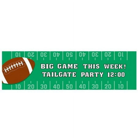 Football Customizable Giant Banner Party Accessory
