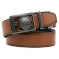 thumbnail image 2 of Golf Leather Belt,Mens Reversible Belt No Holes Ratchet Belt with Gift Box 46", 2 of 5