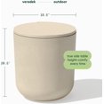 thumbnail image 3 of Songqin Kona Cooler Side Table – 2-in-1 Outdoor Patio Side Table w/Cooler | Insulated 40L Capacity | Modern Accent Décor for Hosting, BBQ, Poolside, 3 of 10