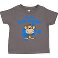thumbnail image 3 of Inktastic I'm the Little Brother with Cute Monkey Boys Toddler T-Shirt, 3 of 5