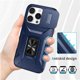 thumbnail image 4 of Funda para GANGXUN iPhone 16 Pro Max - Soporte metálico, Función magnética, Azul, 4 of 5