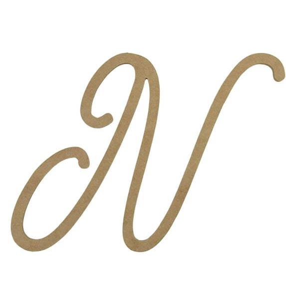 Wooden Letter Unfinished, Ariana Font, Craft Cutout