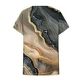 thumbnail image 4 of Women's Fashion Printed Camisole Short Sleeve T-shirt Loose Tank V-Neck Tops, 4 of 6