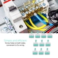 thumbnail image 3 of Lever Wire Connectors, Push In Conductor Terminal Block PA Housing High Temperature  41A 450V Strong Conductivity  For 10-20AWG Wiring Harness, 3 of 8