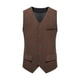 thumbnail image 2 of Camiseta sin mangas con cuello en V para hombre, blusa de poliéster con botones, bolsillos y cuello en V a la moda., 2 of 9