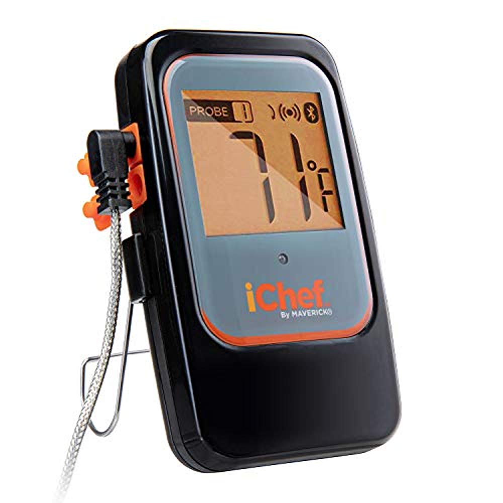 MAVERICK iChef Bluetooth Wireless Digital Instant Read Cooking Kitchen Grilling Smoker BBQ Wireless Probe Meat Thermometer