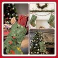 thumbnail image 7 of Uemuo Botanical Garden With Cats Print Christmas Stockings, 18inch Xmas Hanging Stocking Decorations for Christmas Party Family Decor, 7 of 7