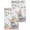 Gray, variant on Easter Kitchen Dish Towels for Drying Dishes Set of 2, Spring Grey Bunny Botanical Eggs Leaves Lattice Waffle Weave Microfiber Hand Tea Bathroom Towels Quick Dry & Absorbent Towel 15.7x23.6