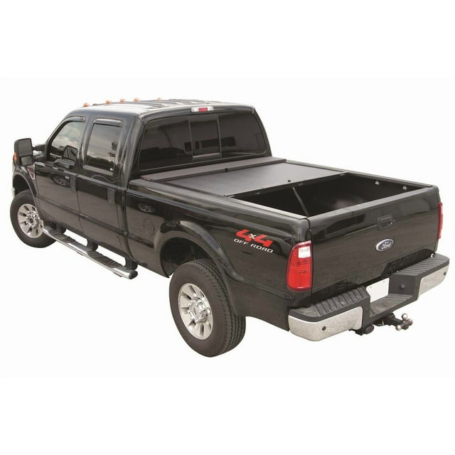 Roll-N-Lock Tonneau Cover LG119M M-Series; Manual Retractable; Lockable; Black; Vinyl