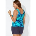 thumbnail image 3 of Swimsuits for All Classic Tankini Set With Cargo Short, 3 of 3