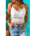 thumbnail image 4 of Women's White Lace Bralette Crop Top, 4 of 11