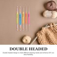 thumbnail image 7 of HONMEET 10pcs Ergonomic Crochet Hook Set Double Ended Needles 13.5cm for Chunky Yarn Knitting Craft Supplies, 7 of 7