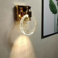 thumbnail image 5 of Lámpara de pared de cristal de estilo nórdico, LED, sencilla y creativa, ideal para sala de estar, dormitorio, baño y pasillo., 5 of 5