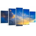thumbnail image 2 of Dramatic Sunset Sky with Thunderstorm - Beach Photo Canvas Print, 2 of 3