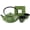 Green, variant on CUISILAND RED 27oz Dragonfly Cast Iron Teapot Set with 2 Cups