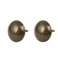 thumbnail image 2 of Household Metal Domed Head Upholstery Tack Nail Bronze Tone 14mm Dia 120pcs, 2 of 5