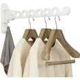 TRAHOOClothes Drying Rack Foldable Wall Mounted Laundry Drying Rack