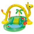 thumbnail image 1 of Summer Waves Inflatable Jungle Animal Kiddie Swimming Pool Play Center w/ Slide, 1 of 5