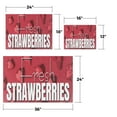 thumbnail image 3 of Fresh Strawberries Vinyl Decal 5 Pack of 18 Inch x 24 Inch Weatherproof Heavy-Duty Adhesive Backing | Sweet and Juicy, Farmer’s Markets, Seasonal Fruits | Made in USA, 3 of 6
