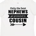 thumbnail image 4 of Inktastic Only the Best Nephews Get Promoted to Cousin Boys or Girls Toddler T-Shirt, 4 of 5