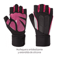 thumbnail image 3 of Guantes Gym Tacticos Pesas Crossfit Gimnasio Rosa M, 3 of 5