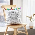 thumbnail image 5 of LALILO Throw Pillow Covers Colorful Beautiful Jungle Trees And Cushion Cover 18" x 18", 2 Pack, 5 of 6