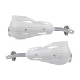 thumbnail image 1 of DYNWAVECA 2Pcs Handle Guard Motorcycle Handlebar Handguards Universal Practical Versatile Dirt Bike Handguards for ATV White, 1 of 9