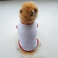 thumbnail image 3 of SLYNSHome Dog Shirts Pet Clothes,Puppy Vest T-Shirt Sleeveless Costumes Soft Breathable Apparel Outfits for Dogs & Cats - Red - L, 3 of 5