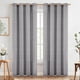 thumbnail image 2 of Cortinas Jinchan Boho Farmhouse, color gris, 214 cm de longitud, 2 paneles, 2 of 9