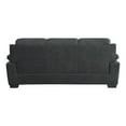 thumbnail image 4 of Lexicon Holleman Modern Textured Fabric Sofa with Pillow-top Arms in Dark Gray, 4 of 7
