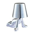 thumbnail image 3 of Lámpara de mesa con Control táctil Salvador recargable LED 3 modos de iluminación inalámbrica Plata de rodillas, 3 of 9